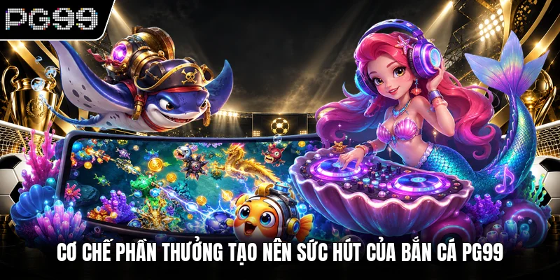 Bắn cá PG99 1 Cơ chế phần thưởng tạo nên sức hút của bắn cá PG99